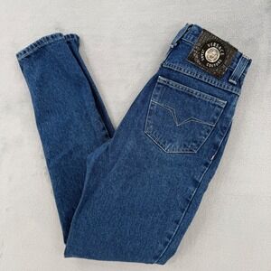 Versace Jeans Couture High Waisted Blue Denim Women Made in Italy Sz 40/ US 4